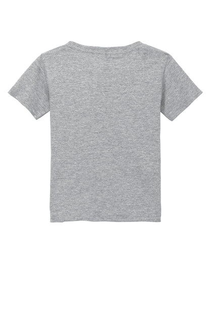 Rear View of Sport Grey Gildan Heavy Cotton Toddler T-Shirt 5100P