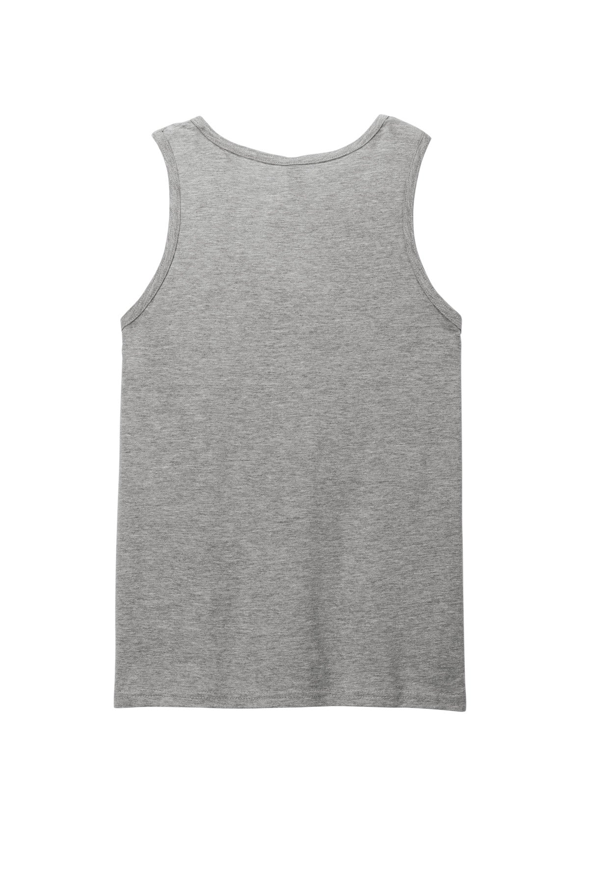 Rear View of SportGrey Gildan Softstyle Tank Top 64200