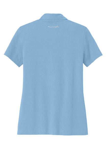 Rear View of StgBluHthr TravisMathew Women's Sunnyvale Polo TM1LD005