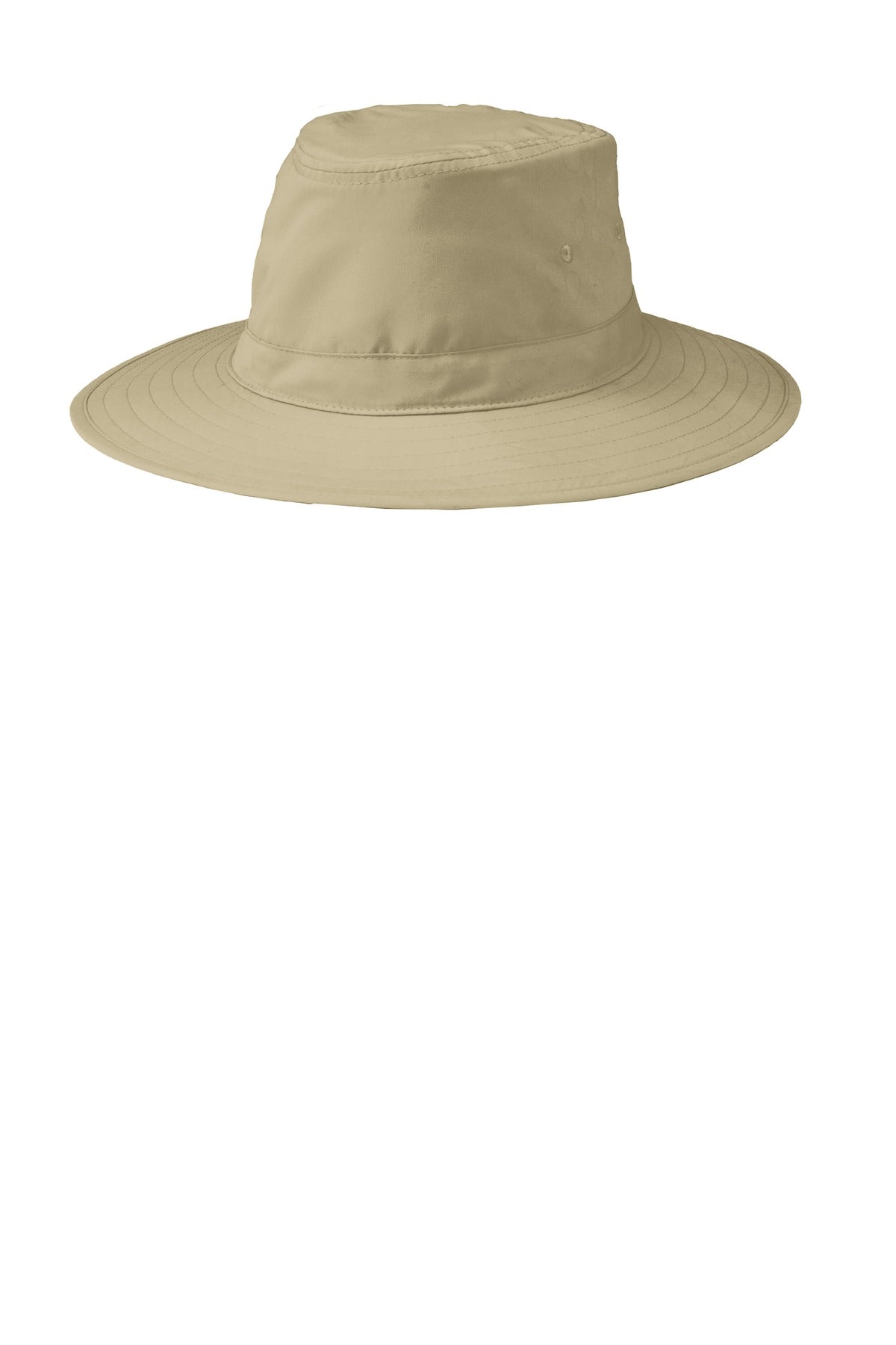 Rear View of Stone Port Authority Lifestyle Brim Hat. C921