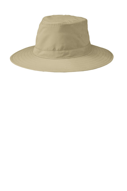 Rear View of Stone Port Authority Lifestyle Brim Hat. C921