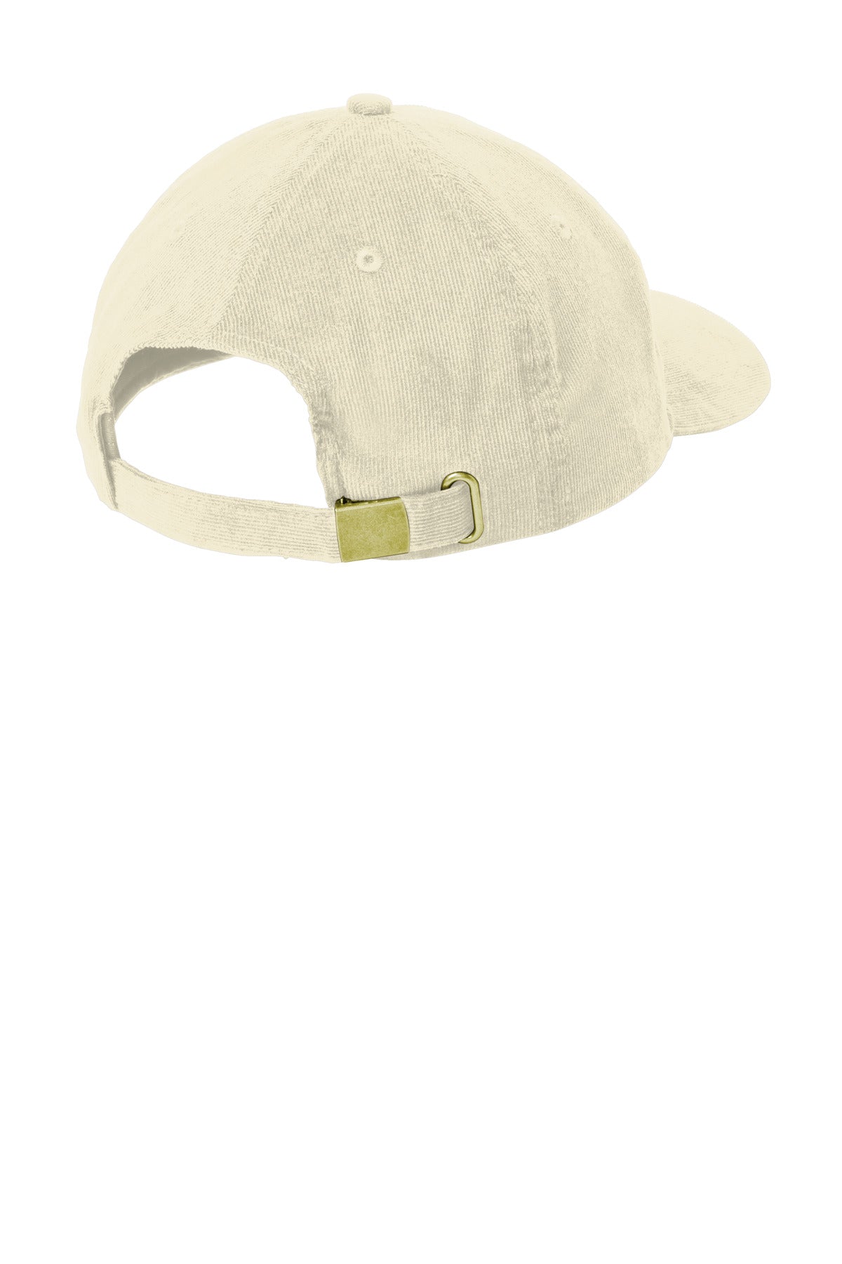 Rear View of Stone Port Authority Light Corduroy Dad Cap C973