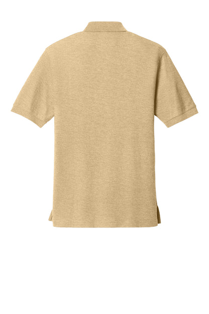 Rear View of Stone Port Authority Tall Silk Touch Polo. TLK500