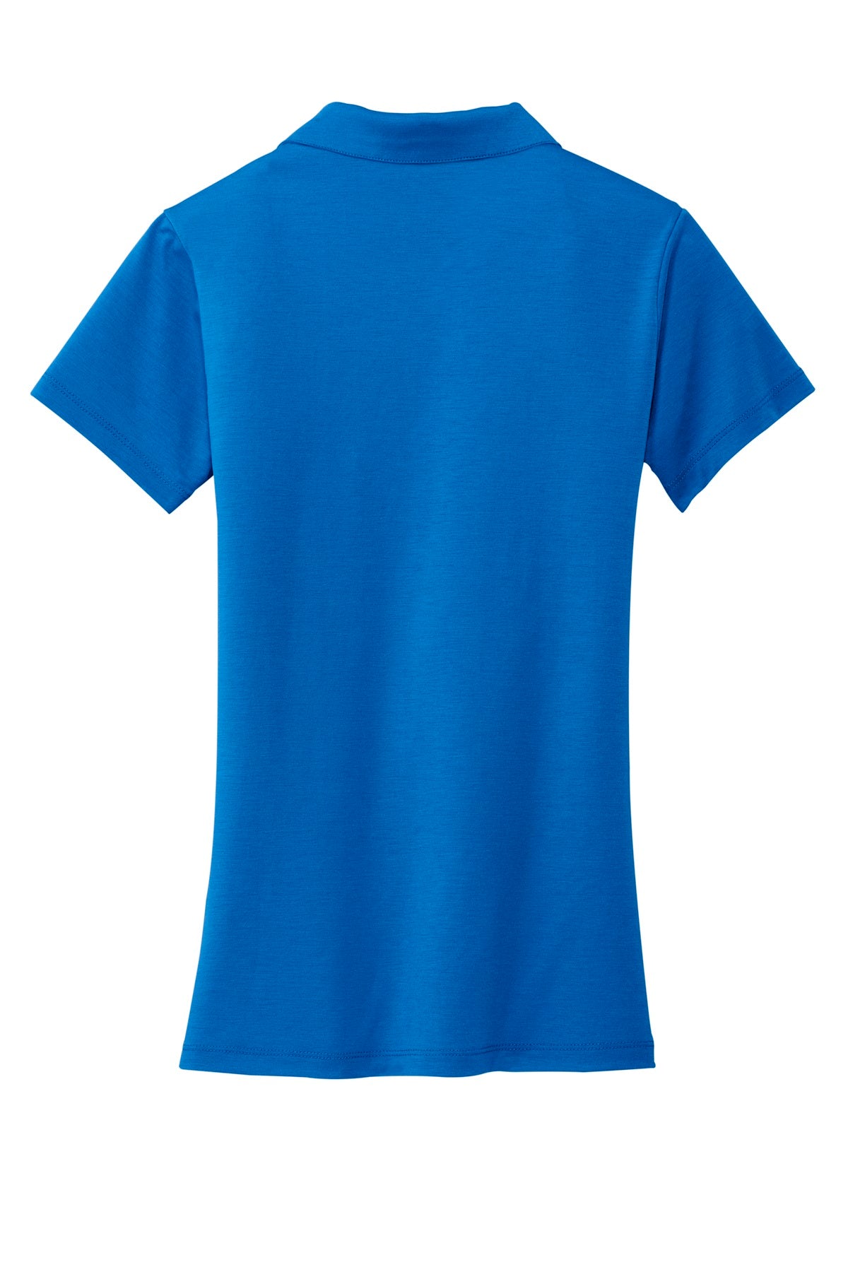 Rear View of Strong Blue Port Authority Women's Cotton Touch Performance Polo. L568