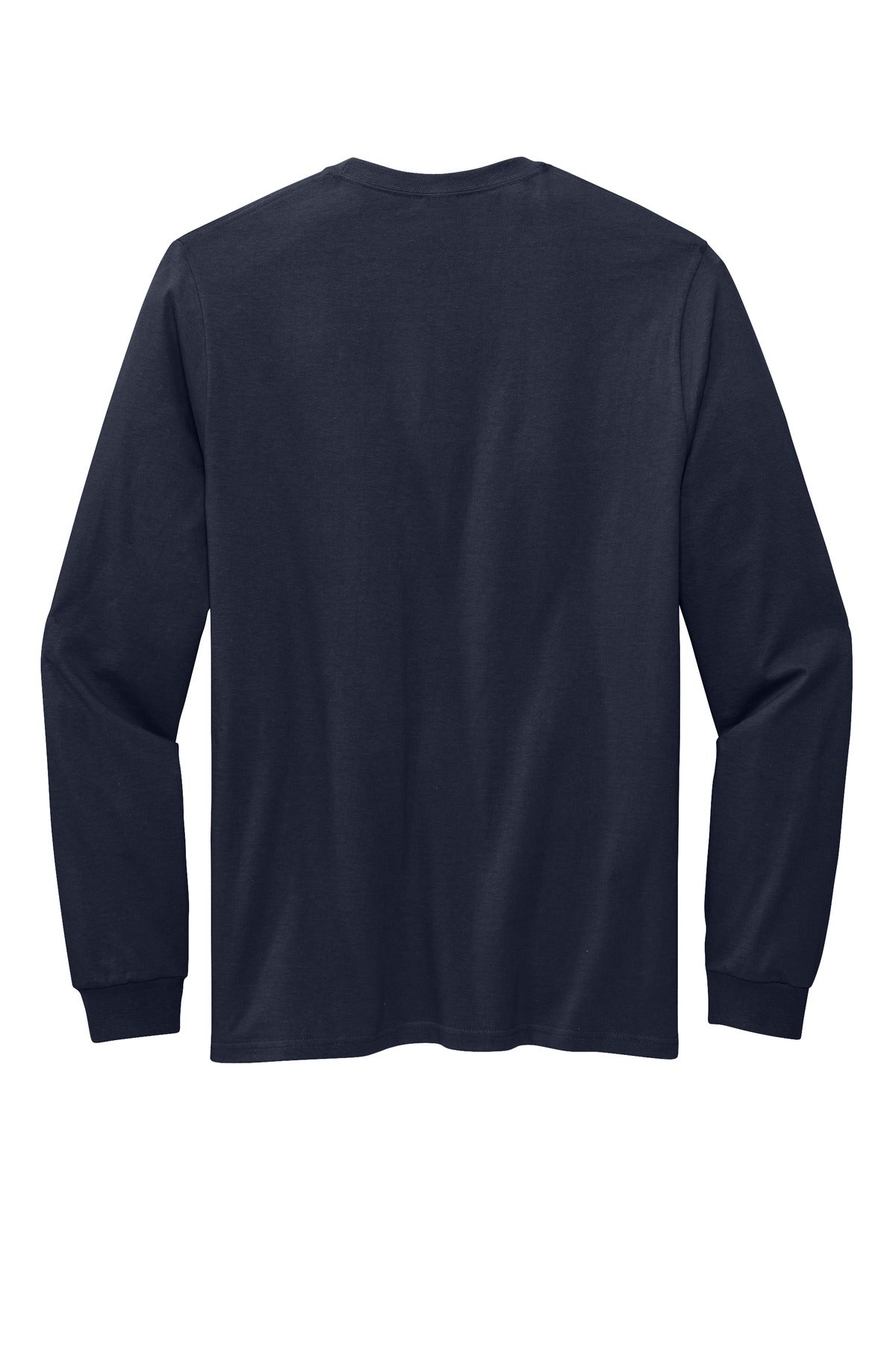 Rear View of StrongNavy Volunteer Knitwear All-American Long Sleeve Tee VL100LS