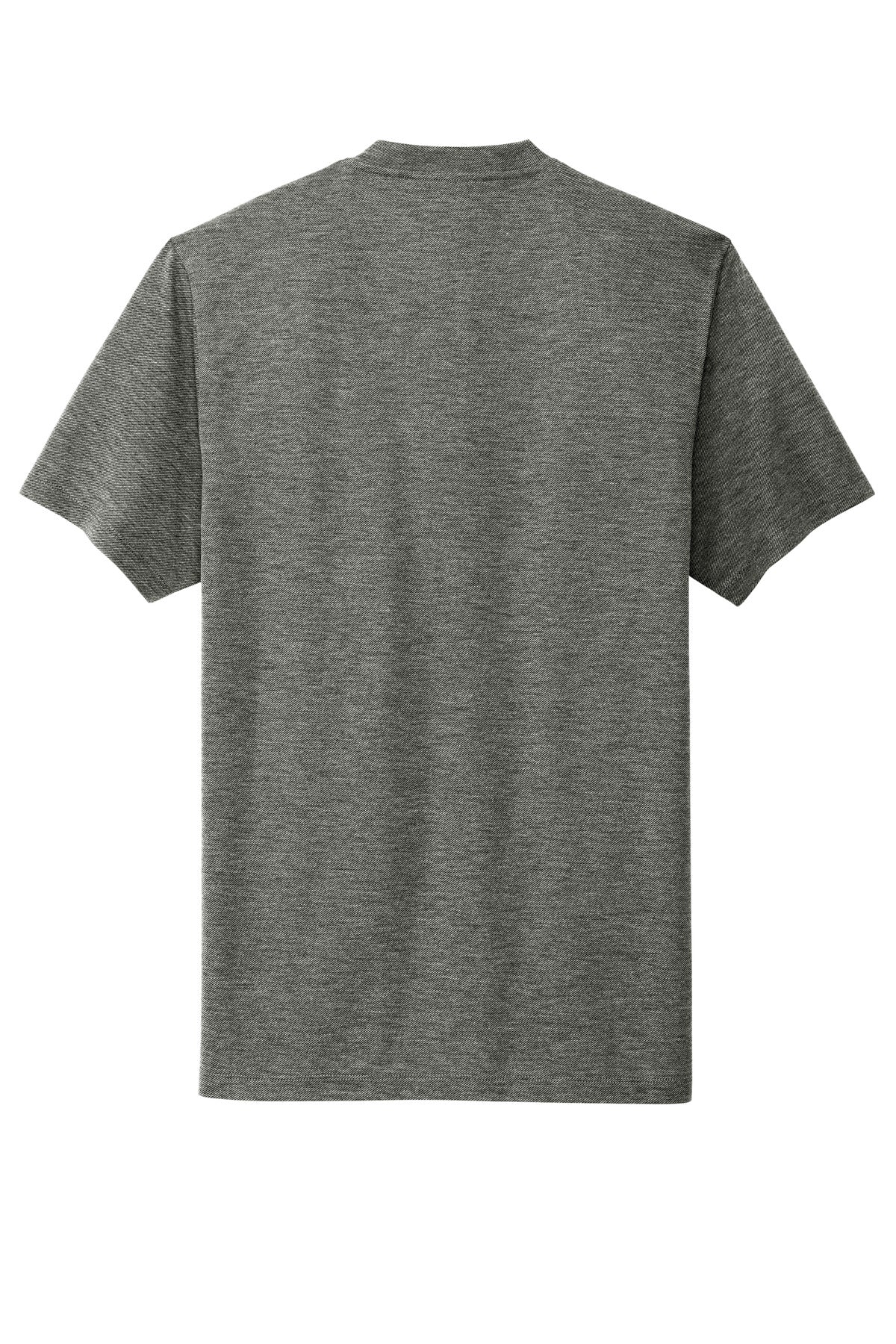 Rear View of TarmacGrey OGIO Evolution Henley OG148