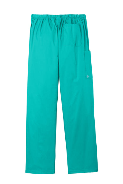 Rear View of Teal Wink Unisex WorkFlex Cargo Pant WW3150
