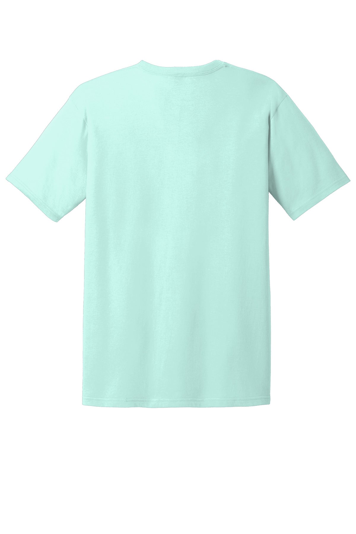 Rear View of TealIce Gildan 100% Ring Spun Cotton T-Shirt. 980