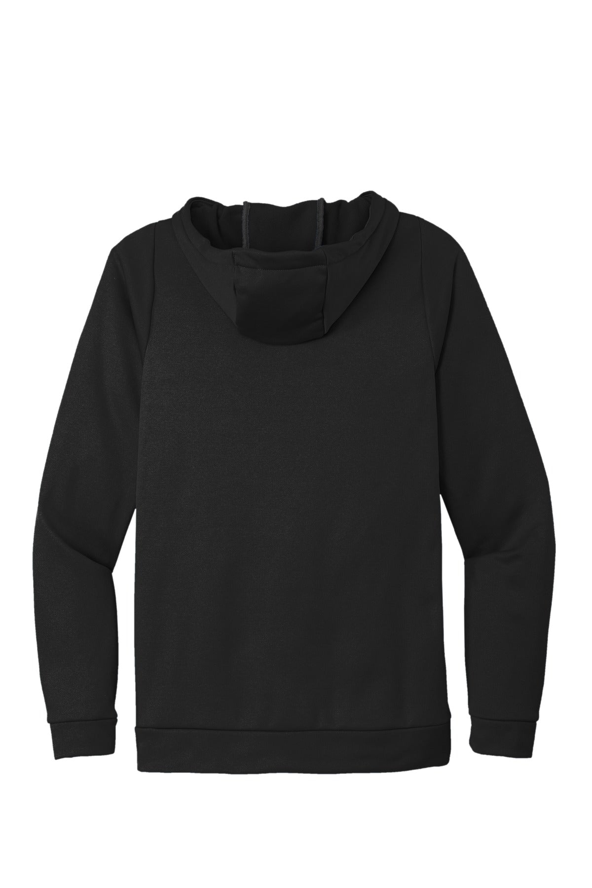Rear View of Team Black Nike Therma-FIT Pullover Fleece Hoodie CN9473