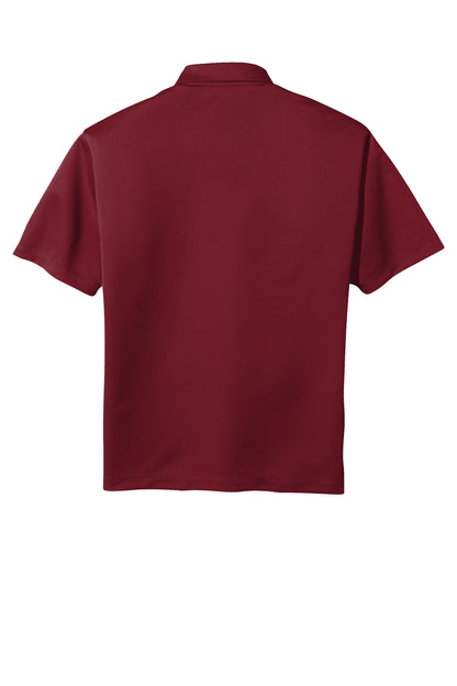 Rear View of Team Red Nike Tech Basic Dri-FIT Polo. 203690