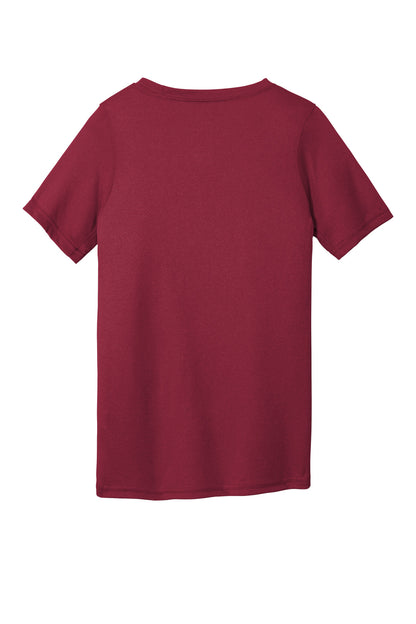 Rear View of TeamMaroon Nike Youth Team rLegend Tee DV7317