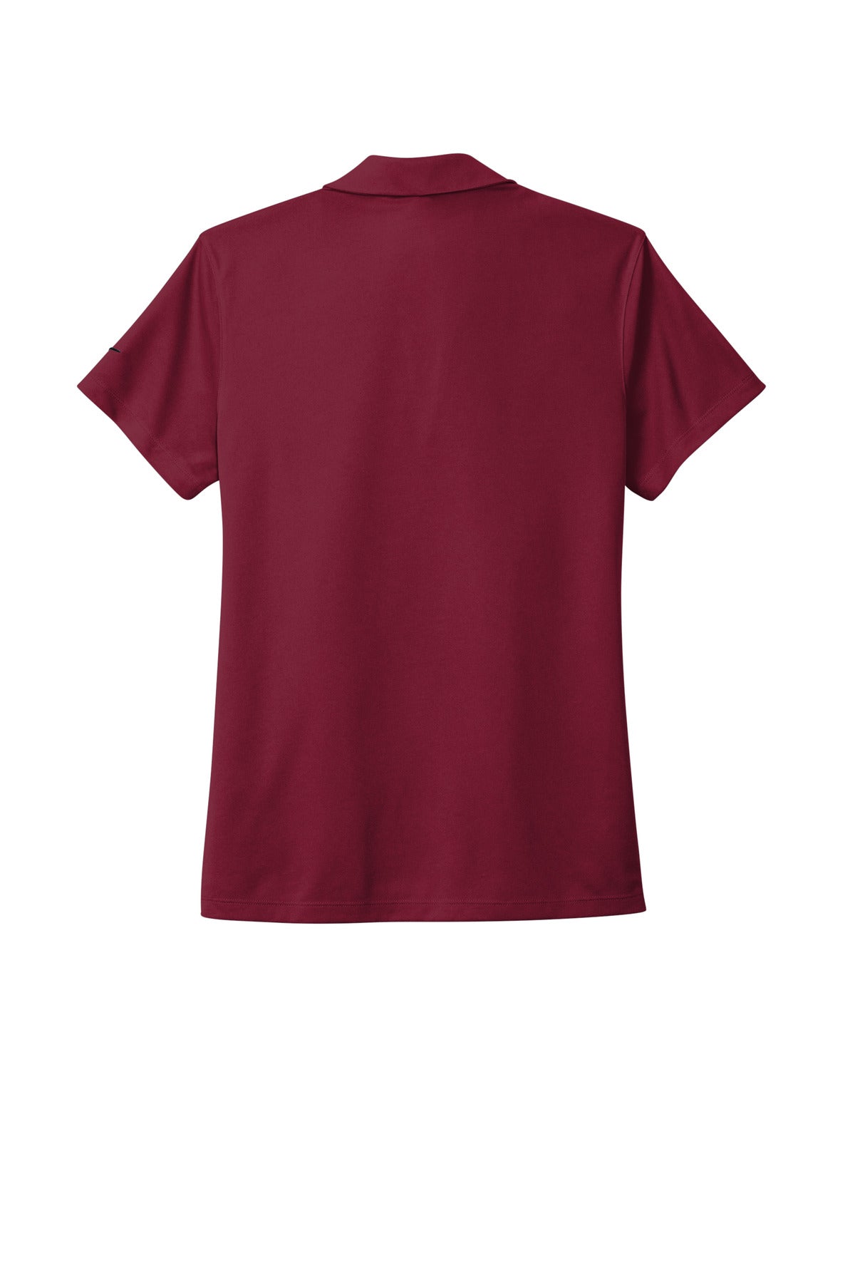 Rear View of TeamRed Nike Women's Dri-FIT Micro Pique 2.0 Polo NKDC1991