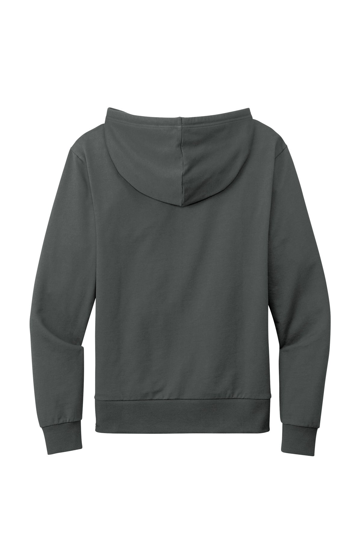 Rear View of Teraingrey Allmade Unisex Organic French Terry Pullover Hoodie AL4000
