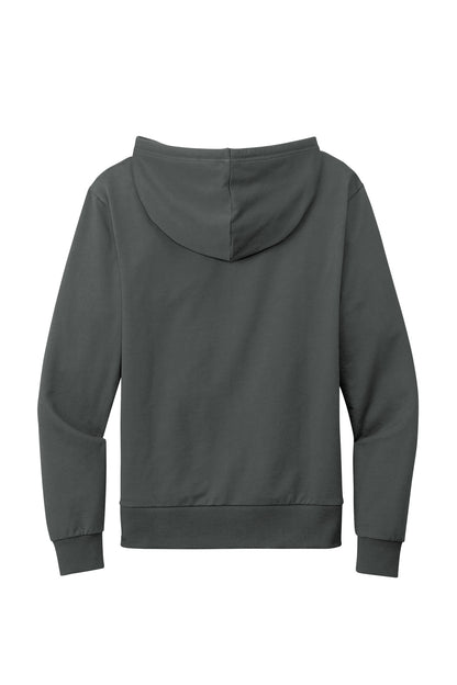 Rear View of Teraingrey Allmade Unisex Organic French Terry Pullover Hoodie AL4000