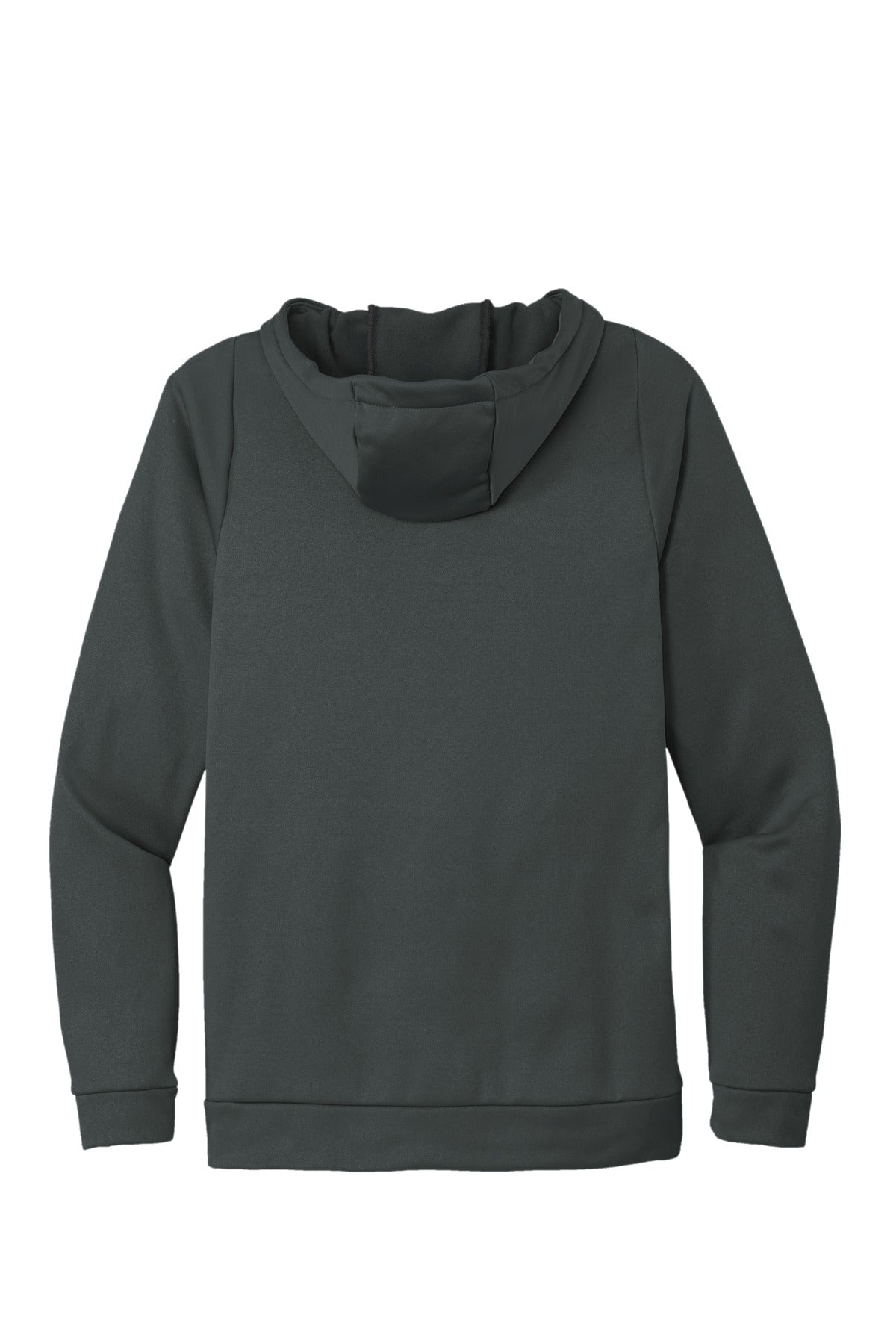 Rear View of Tm Anthracite Nike Therma-FIT Pullover Fleece Hoodie CN9473