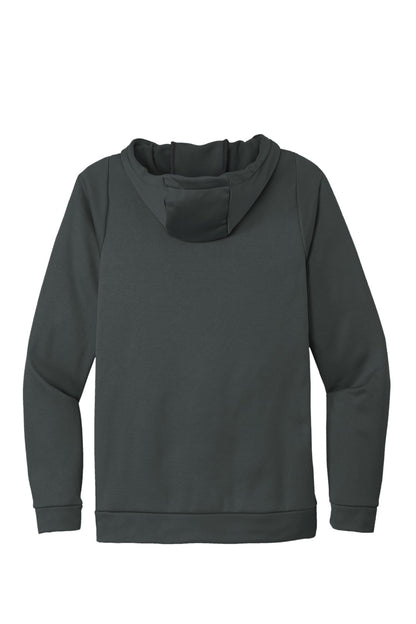 Rear View of Tm Anthracite Nike Therma-FIT Pullover Fleece Hoodie CN9473