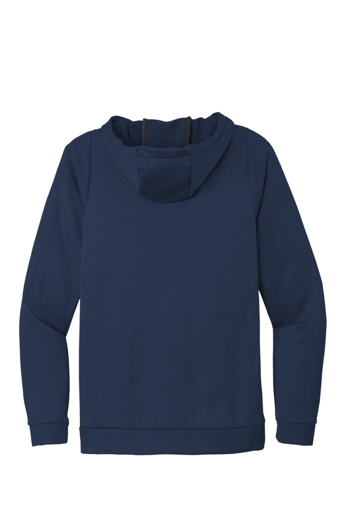 Rear View of Tm Navy Nike Therma-FIT Pullover Fleece Hoodie CN9473
