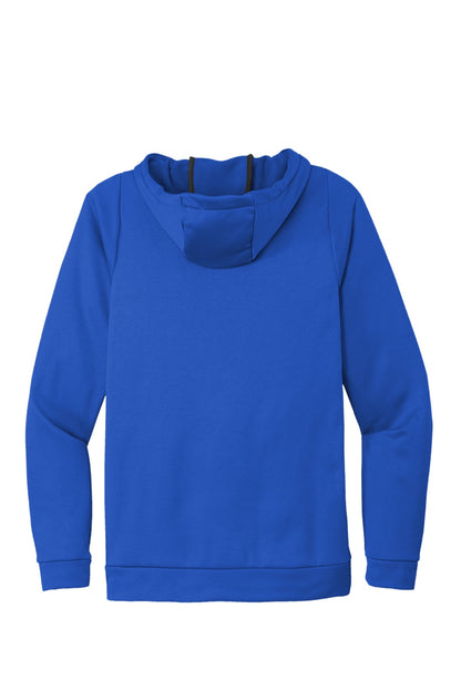 Rear View of Tm Royal Nike Therma-FIT Pullover Fleece Hoodie CN9473