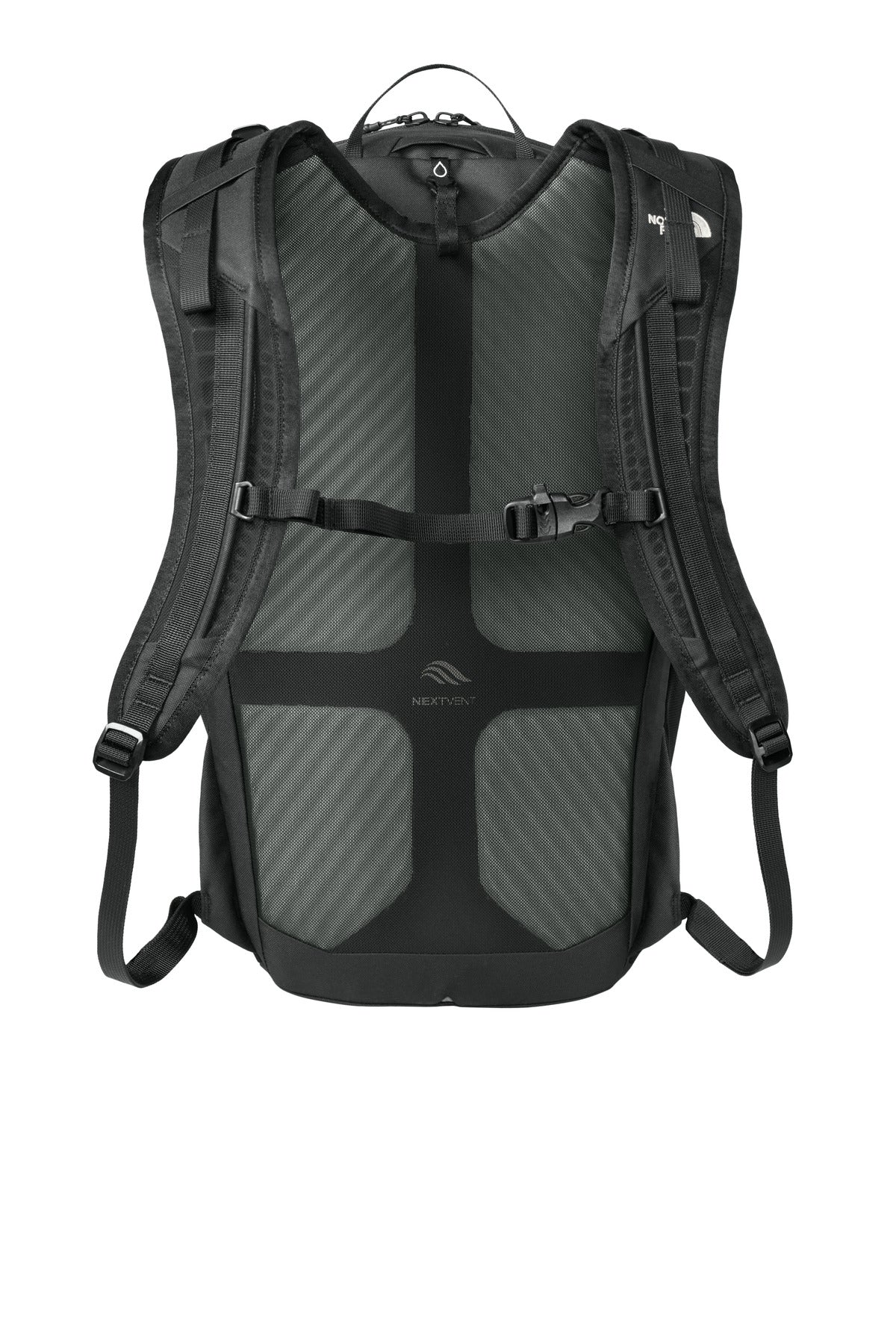 Rear View of TNFBlack The North Face 18L Backpack NF0A8BSH