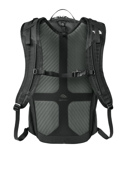 Rear View of TNFBlack The North Face 18L Backpack NF0A8BSH