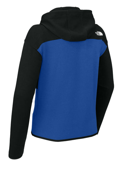 Rear View of TNFB/TNFBk The North Face Women's Double-Knit Full-Zip Hoodie NF0A8BUT