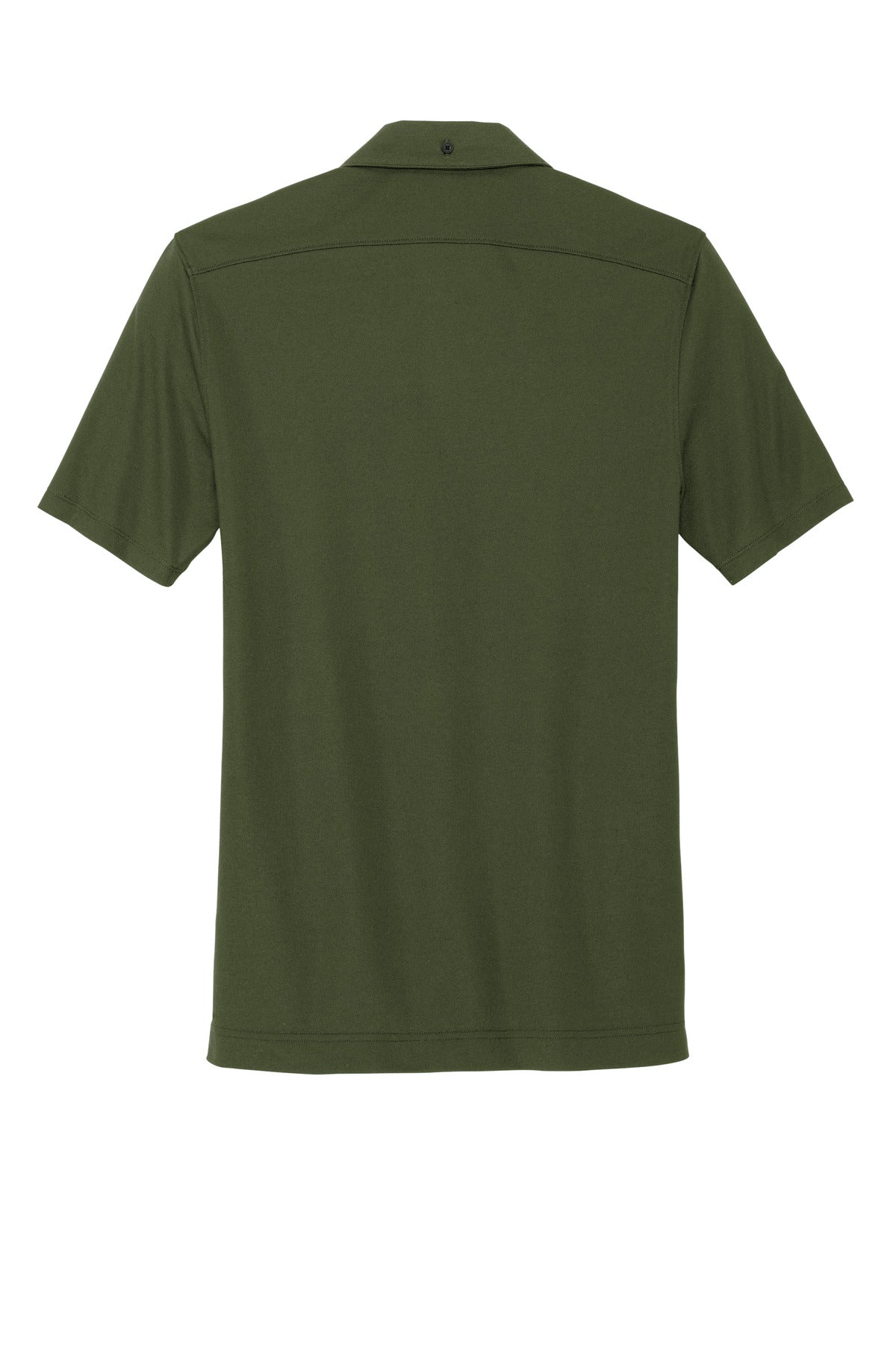Rear View of TownsendGn Mercer+Mettle Stretch Pique Full-Button Polo MM1006