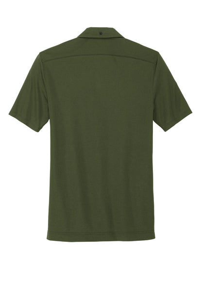 Rear View of TownsendGn Mercer+Mettle Stretch Pique Full-Button Polo MM1006