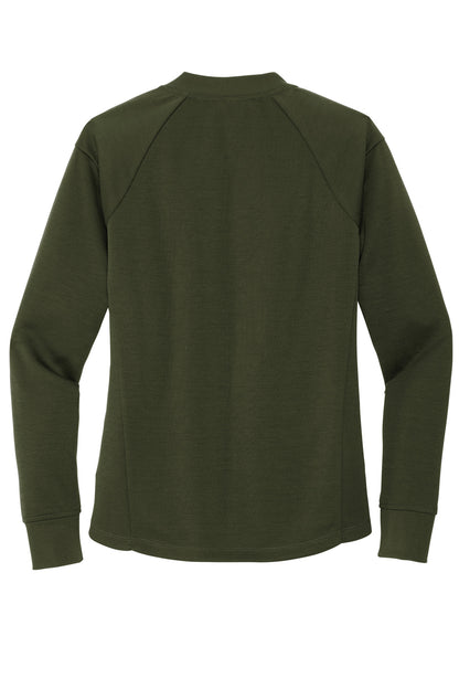 Rear View of TownsendGn Mercer+Mettle Women's Double-Knit Bomber MM3001