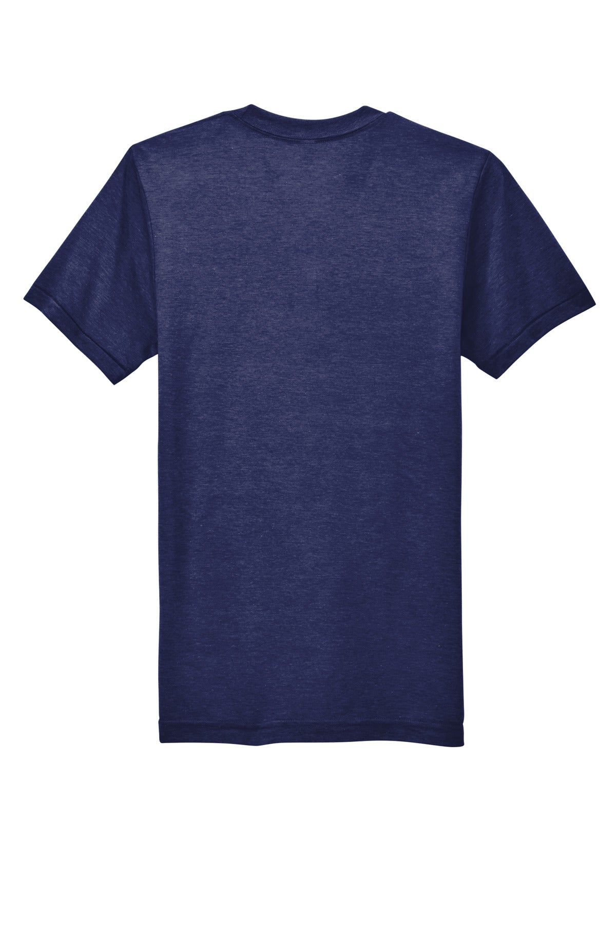 Rear View of TriIndigo American Apparel Tri-Blend Short Sleeve Track T-Shirt TR401