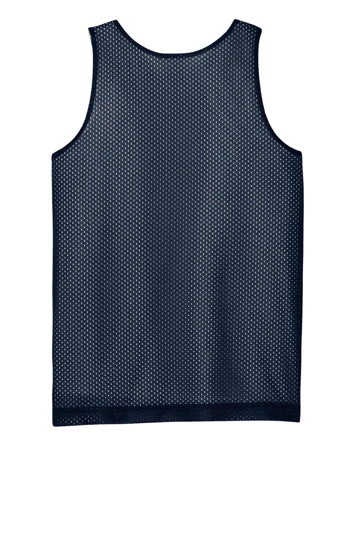 Rear View of TrNv/White Sport-Tek Youth PosiCharge Reversible Mesh Tank YST5000