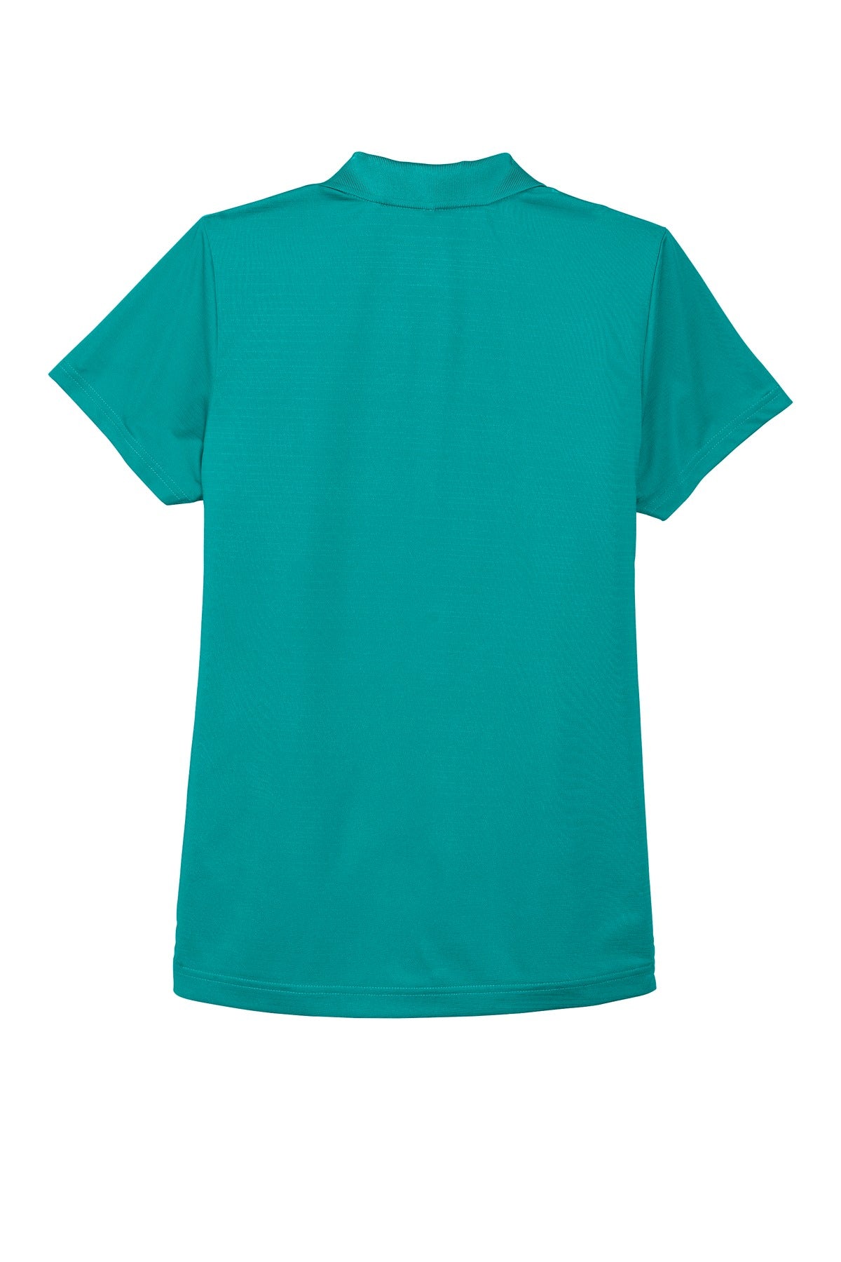 Rear View of Tropic Blue Port Authority Women's Eclipse Stretch Polo. LK587