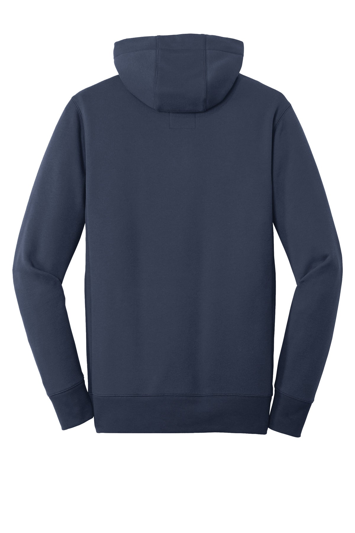 Rear View of True Navy New Era French Terry Pullover Hoodie. NEA500