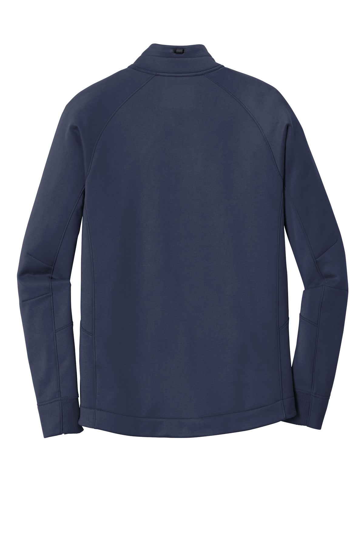 Rear View of True Navy New Era Venue Fleece 1/4-Zip Pullover. NEA523