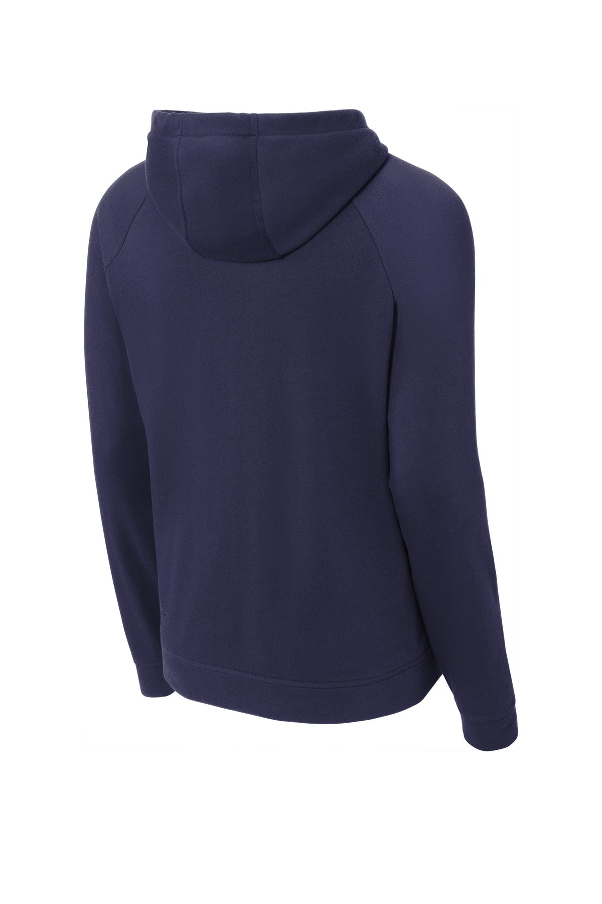 Rear View of True Navy Sport-Tek Lightweight French Terry Pullover Hoodie. ST272