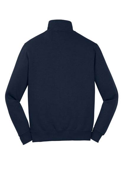 Rear View of True Navy Sport-Tek Tall 1/4-Zip Sweatshirt. TST253