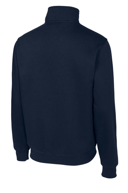 Rear View of True Navy Sport-Tek Tall 1/4-Zip Sweatshirt. TST253