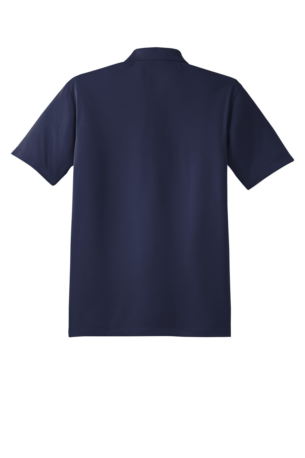 Rear View of True Navy Sport-Tek Tall Micropique Sport-Wick Polo. TST650