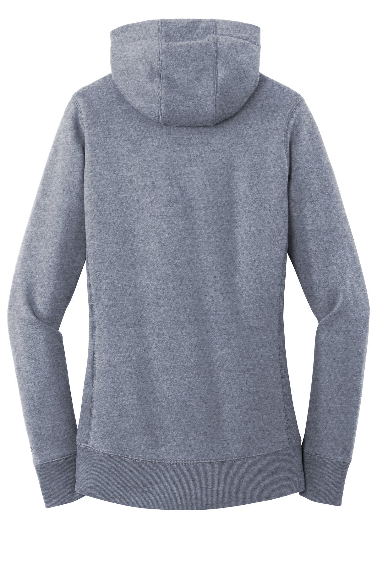 Rear View of True Navy Twst New Era Women's French Terry Pullover Hoodie. LNEA500