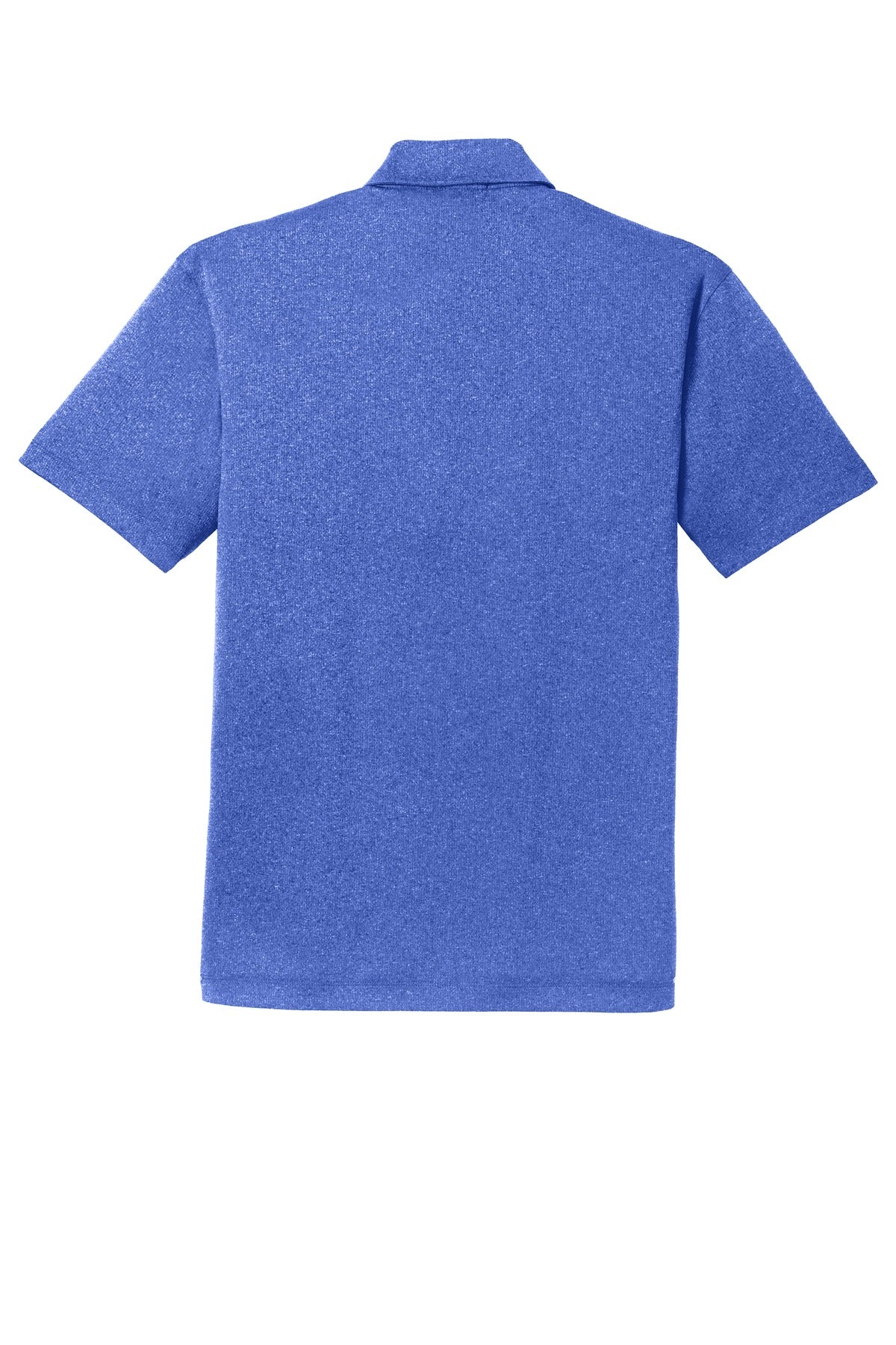 Rear View of True Royal Hth Port Authority Trace Heather Polo. K576