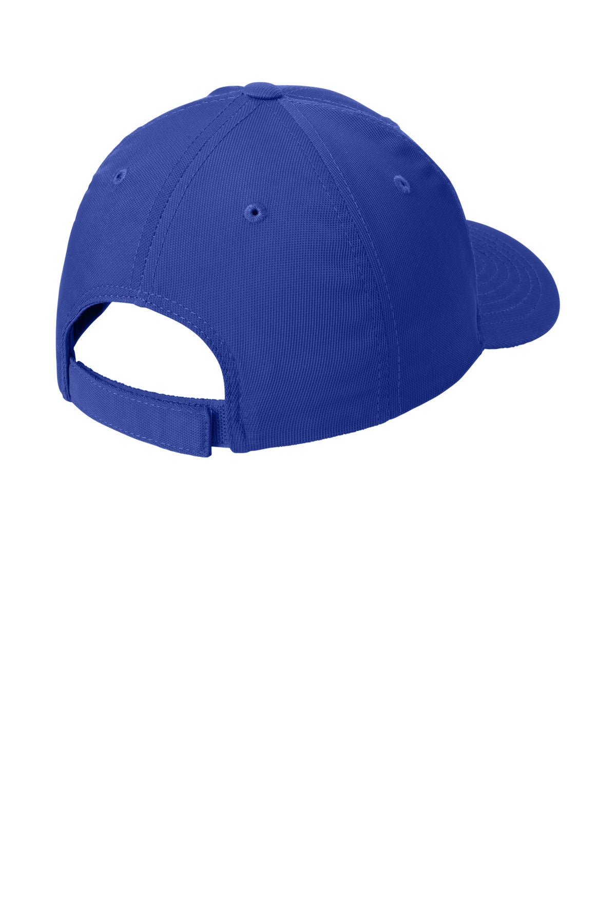 Rear View of True Royal Sport-Tek Dry Zone Nylon Cap. STC10