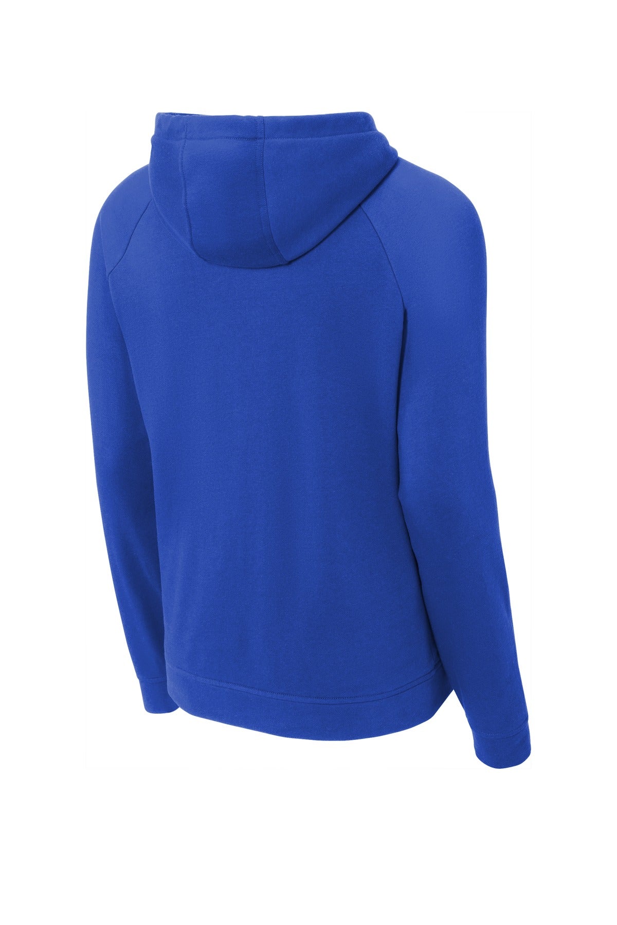 Rear View of True Royal Sport-Tek Lightweight French Terry Pullover Hoodie. ST272