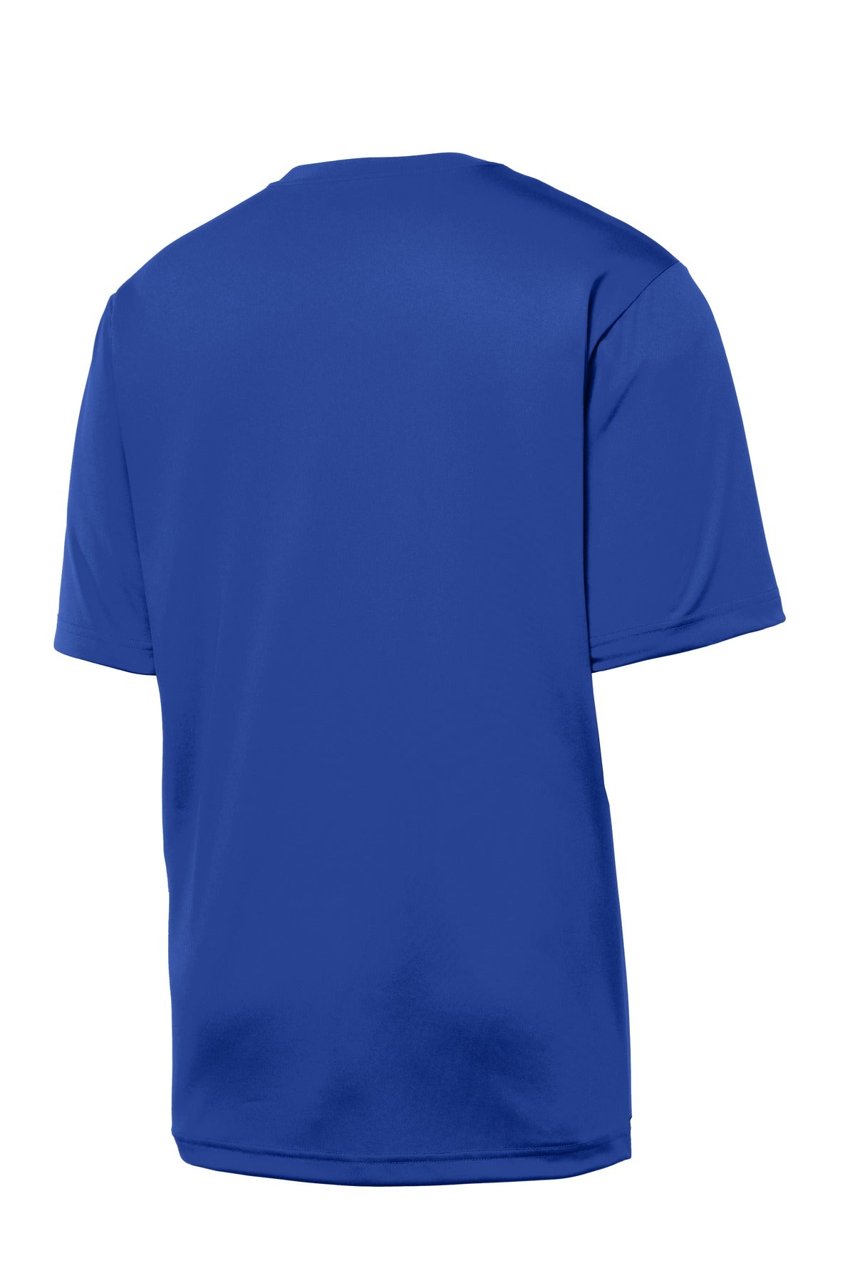 Rear View of True Royal Sport-Tek PosiCharge Tough Tee . ST320