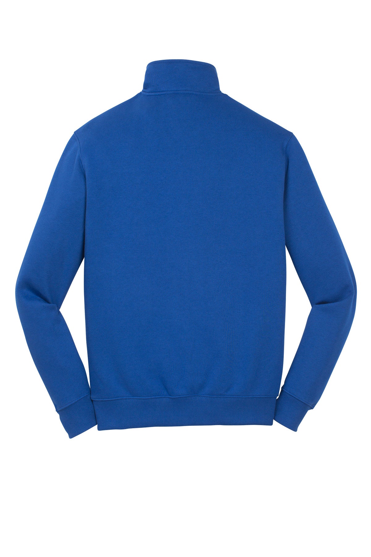 Rear View of True Royal Sport-Tek Tall 1/4-Zip Sweatshirt. TST253