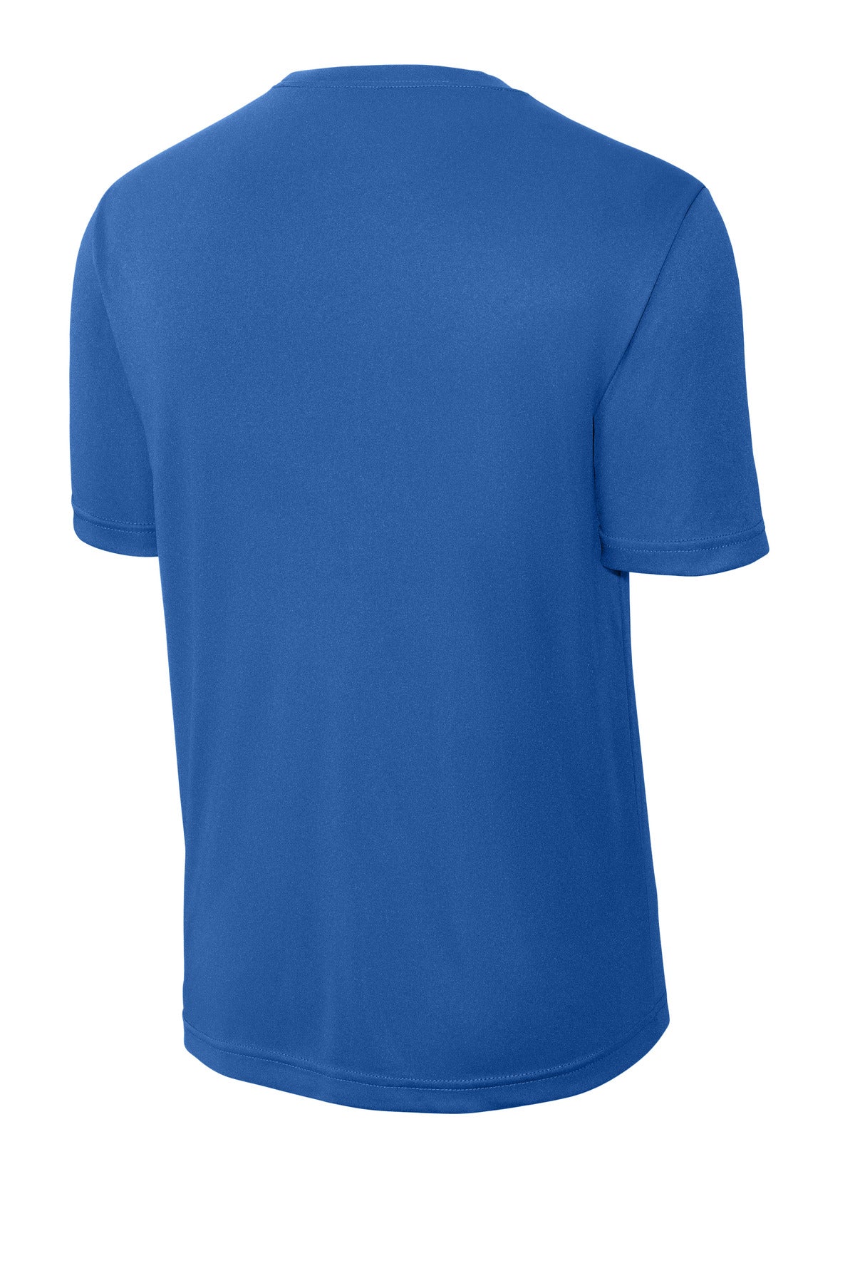 Rear View of True Royal Sport-Tek Tall PosiCharge Competitor Tee. TST350
