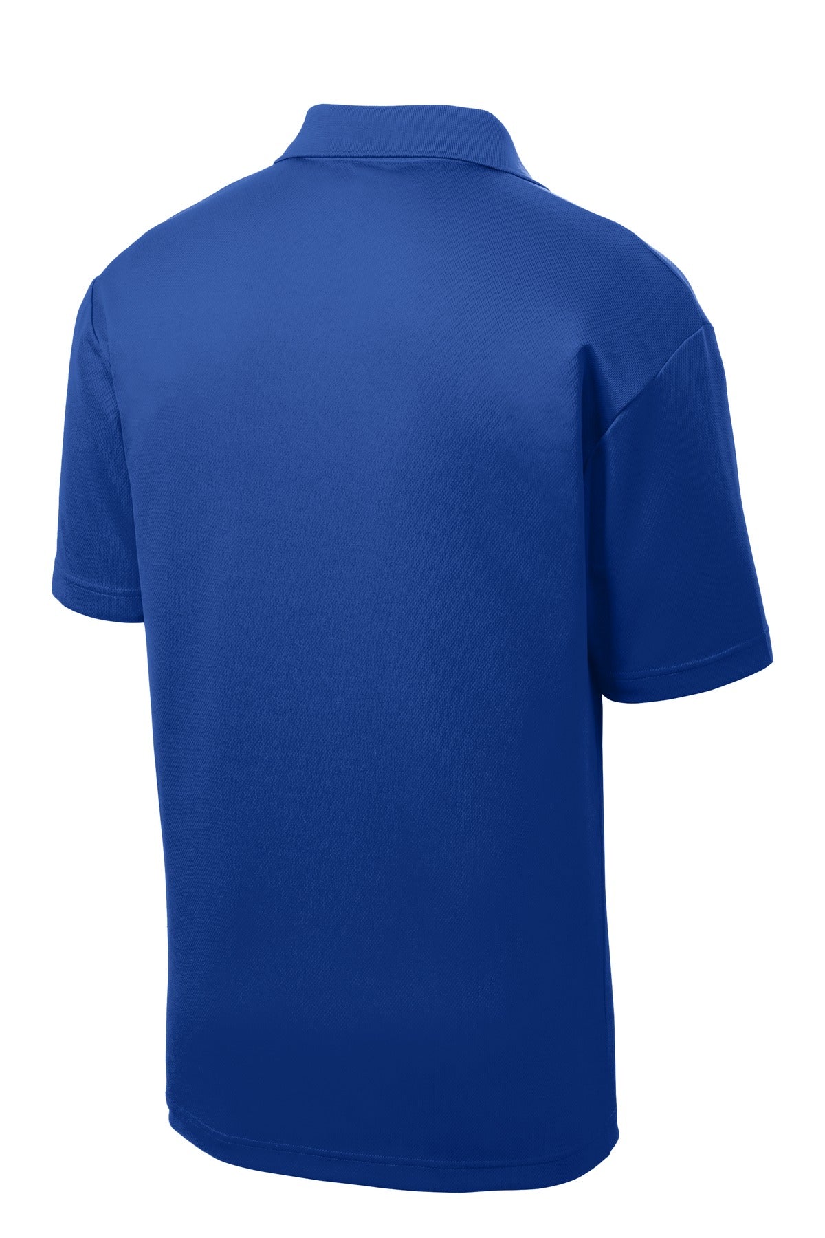 Rear View of True Royal Sport-Tek Youth PosiCharge RacerMesh Polo. YST640
