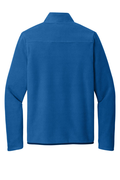 Rear View of TrueBlue Port Authority Connection Fleece Jacket F110