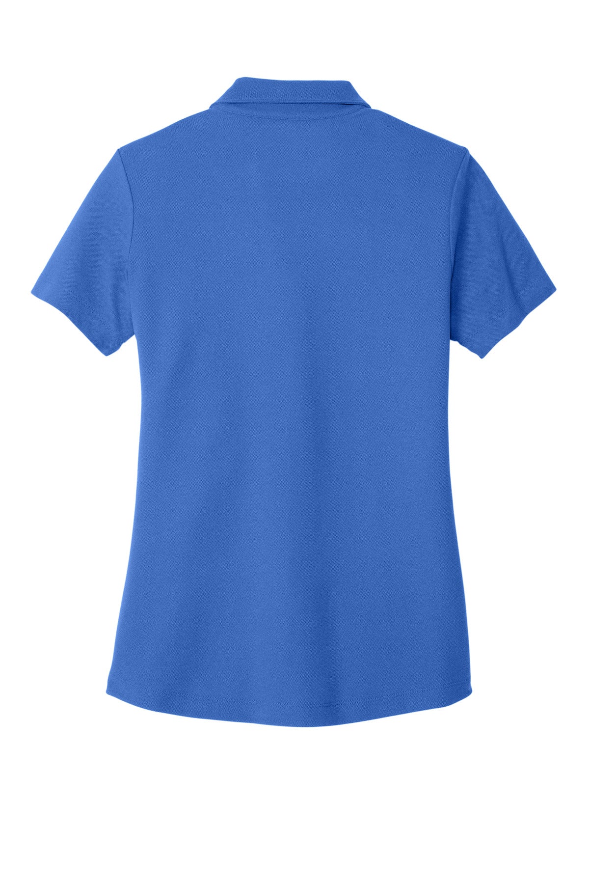 Rear View of TrueBlue Port Authority Women's C-FREE Cotton Blend Pique Polo LK867