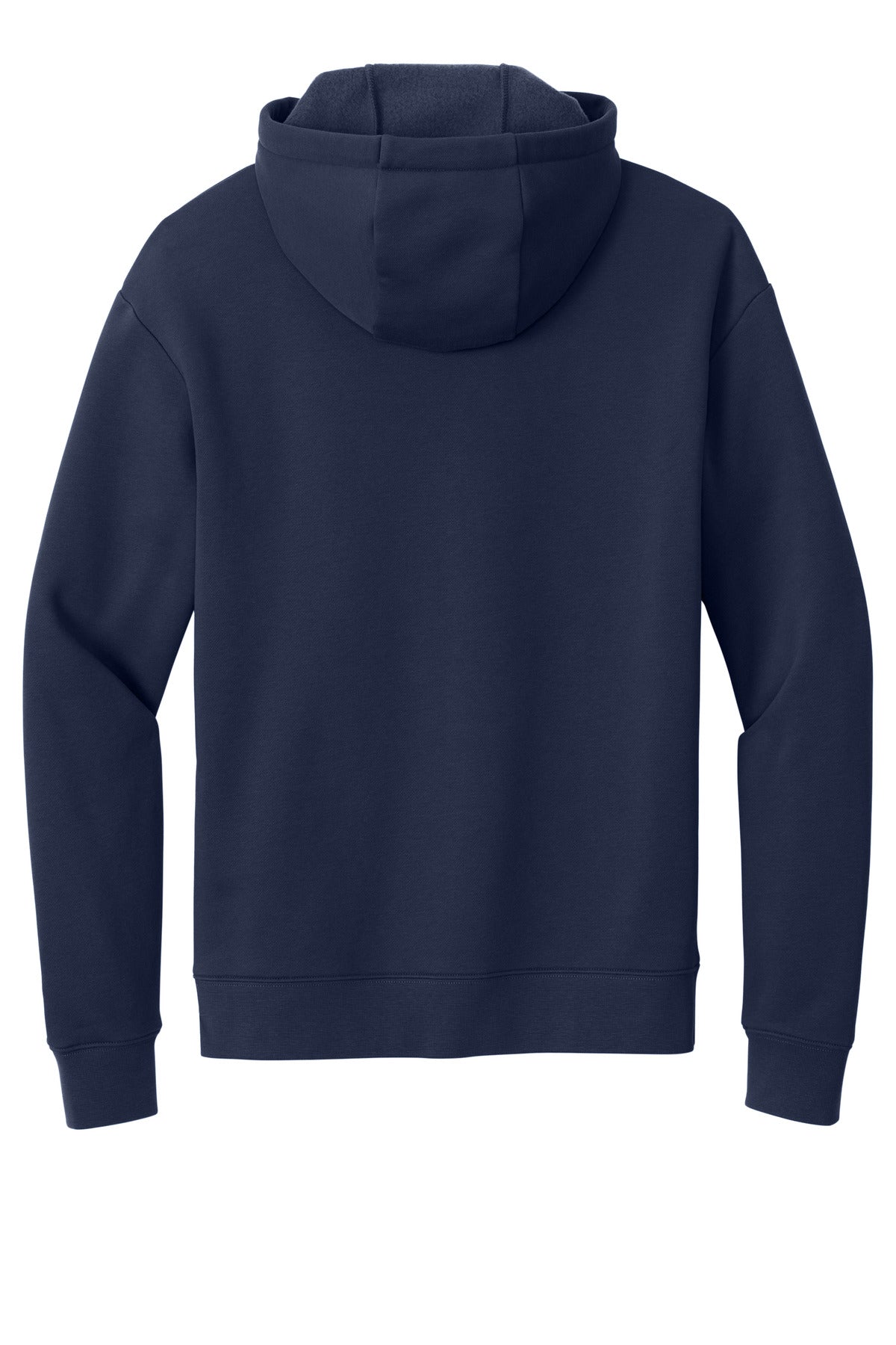 Rear View of TrueNavy New Era Heritage Fleece Pullover Hoodie NEA525