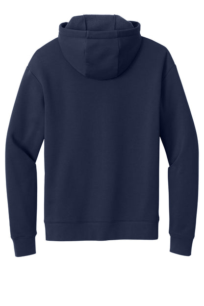 Rear View of TrueNavy New Era Heritage Fleece Pullover Hoodie NEA525