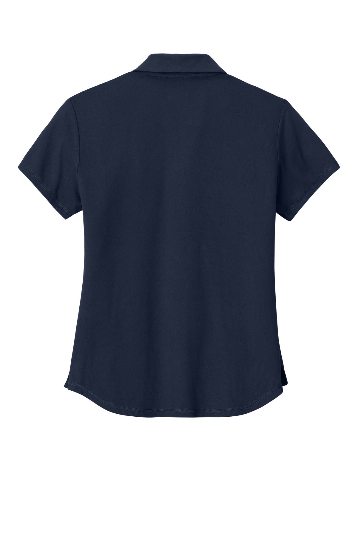 Rear View of TrueNavy New Era Women's Power Polo LNEA225